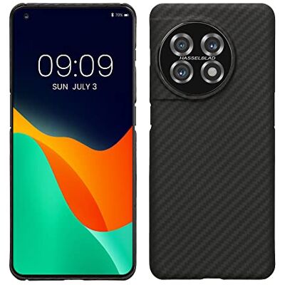 kalibri Capa compatível com OnePlus 11 capa protetora de aramida para telemóvel Cover preto mate kalibri Capa compatível com OnePlus 11 capa protetora de aramida para telemóvel Cover preto mate