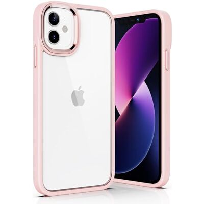 ULAK Capa para iPhone 12/12 Pro, capa à prova de choques de estojo resistente capa de proteção suave de TPU para Apple iPhone 12 e iPhone 12 Pro rosa ULAK Capa para iPhone 12/12 Pro, capa à prova de choques de estojo resistente capa de proteção suave de TPU para Apple iPhone 12 e iPhone 12 Pro rosa