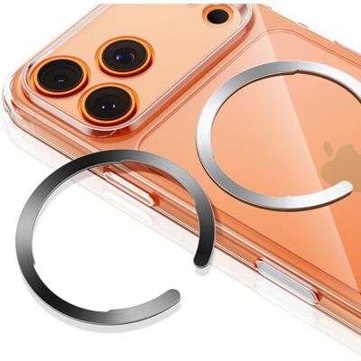 ESR 2 peças anel MagSafe, anel magnético móvel de metal Anel para capa de telemóvel, kit de conversão universais para iPhone 18 Pro, Pro Max, 17-12, S26+/S26 Ultra, preto e prateado ESR 2 peças anel MagSafe, anel magnético móvel de metal Anel para capa de telemóvel, kit de conversão universais para iPhone 18 Pro, Pro Max, 17-12, S26+/S26 Ultra, preto e prateado