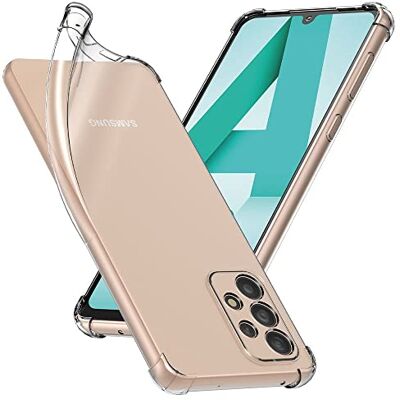 ebestStar Capa para Samsung Galaxy A33 5G SM-A336, capa de silicone transparente, camada protetora TPU anti-choques, bordas reforçadas, transparente ebestStar Capa para Samsung Galaxy A33 5G SM-A336, capa de silicone transparente, camada protetora TPU anti-choques, bordas reforçadas, transparente