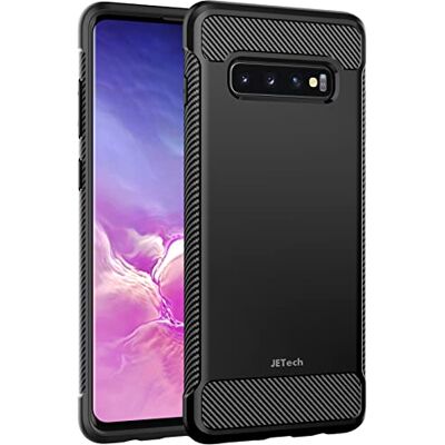 JETech Capa Slim para Samsung Galaxy S10 Plus, preto JETech Capa Slim para Samsung Galaxy S10 Plus, preto