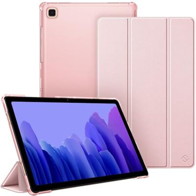 FINTIE Capa Compatível com Samsung Galaxy Tab A7 10.4" (2022/2020) Carcaça Traseira Transparente Mate Leve com Auto-Repouso/Ativação, Rosa Dourado FINTIE Capa Compatível com Samsung Galaxy Tab A7 10.4" (2022/2020) Carcaça Traseira Transparente Mate Leve com Auto-Repouso/Ativação, Rosa Dourado