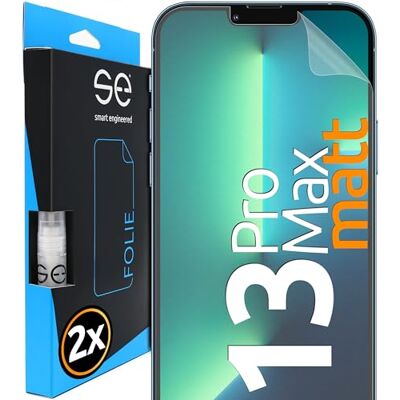 smart engineered 2 x 3D Screen Protetor for Apple iPhone 13 Pro MAX Matte smart engineered 2 x 3D Screen Protetor for Apple iPhone 13 Pro MAX Matte
