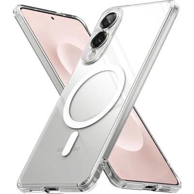 Ringke Fusion desenhado para capa Samsung Galaxy S25 Edge e compatível com MagSafe, capa permanece como uma luva, Case transparente com orifícios para corda Magnetic Clear Ringke Fusion desenhado para capa Samsung Galaxy S25 Edge e compatível com MagSafe, capa permanece como uma luva, Case transparente com orifícios para corda Magnetic Clear