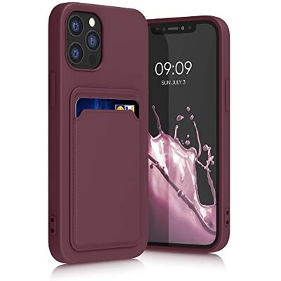 Kwmobile - iPhone 12 Pro - Silicone - Porta cartão - Capa Kwmobile - iPhone 12 Pro - Silicone - Porta cartão - Capa