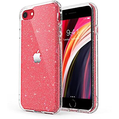 ULAK Capa para iPhone SE 2022, iPhone 7/8/SE 2020 estojo à prova de impactos de estojo resistente capa de proteção suave de TPU para Apple iPhone 7/8/SE 2020/SE 2022 brilho claro ULAK Capa para iPhone SE 2022, iPhone 7/8/SE 2020 estojo à prova de impactos de estojo resistente capa de proteção suave de TPU para Apple iPhone 7/8/SE 2020/SE 2022 brilho claro