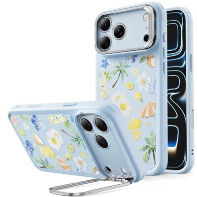 ESR Classic Hybrid capa para iPhone 17 Pro MAX com suporte Flex, flor Anti-amarelecimento durável, suporte para câmara, compatível com MagSafe, proteção militar 3X, capa magnética ESR Classic Hybrid capa para iPhone 17 Pro MAX com suporte Flex, flor Anti-amarelecimento durável, suporte para câmara, compatível com MagSafe, proteção militar 3X, capa magnética