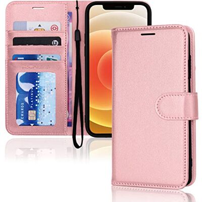 TECHGEAR - iPhone 12 Pro - Couro - Capa de telemóvel TECHGEAR - iPhone 12 Pro - Couro - Capa de telemóvel