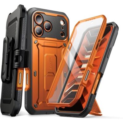 SUPCASE Capa para iPhone 18 Pro / 17 Pro Case com protetor de ecrã Capa de proteção de 360°, clipe de cinto giratório, botão de controlo da câmera, proteção militar, suporte, UB Pro SUPCASE Capa para iPhone 18 Pro / 17 Pro Case com protetor de ecrã Capa de proteção de 360°, clipe de cinto giratório, botão de controlo da câmera, proteção militar, suporte, UB Pro