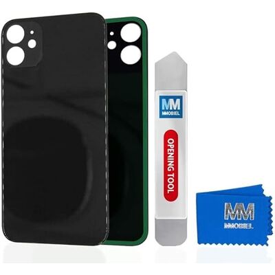 MMOBIEL Tampa traseira para bateria compatível com iPhone 12 mini de 5,4 polegadas, inclui ferramenta de alavanca de metal e autocolante MMOBIEL Tampa traseira para bateria compatível com iPhone 12 mini de 5,4 polegadas, inclui ferramenta de alavanca de metal e autocolante