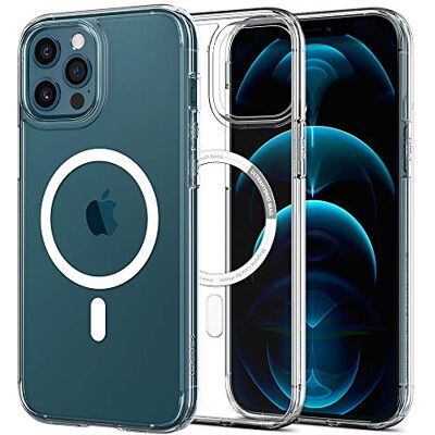 Spigen Capa magnética Ultra Hybrid MagFit compatível com iPhone 12 e 12 Pro MagSafe branco Compatible con MagSafe, Blanco Spigen Capa magnética Ultra Hybrid MagFit compatível com iPhone 12 e 12 Pro MagSafe branco Compatible con MagSafe, Blanco