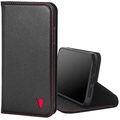TORRO Capa compatível com iPhone 11 capa tipo carteira de couro premium com suporte e ranhuras para cartões (preto) TORRO Capa compatível com iPhone 11 capa tipo carteira de couro premium com suporte e ranhuras para cartões (preto)