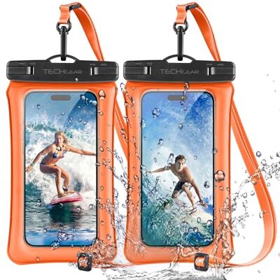Techgear - IPX8 Floating Case - 2 Pack - Capa de telemóvel Techgear - IPX8 Floating Case - 2 Pack - Capa de telemóvel