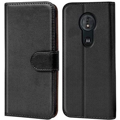 Verco Capa para Motorola Moto G6 Play, telemóvel case compatível com Moto G6 Play livro protetor capa, preto Verco Capa para Motorola Moto G6 Play, telemóvel case compatível com Moto G6 Play livro protetor capa, preto