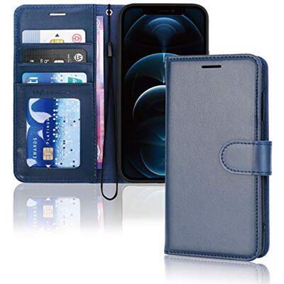 TECHGEAR - iPhone 12 Pro Max PU Leather Wallet Case TECHGEAR - iPhone 12 Pro Max PU Leather Wallet Case