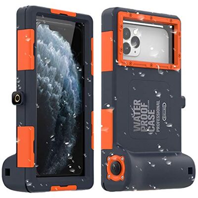AICase Capa universal impermeável e anti-choque para iPhone 11 Pro MAX XS MAX XR X 8 7 6S Plus Galaxy Note10 10 S9 S9 até 6,8 polegadas, impermeável até 15 m AICase Capa universal impermeável e anti-choque para iPhone 11 Pro MAX XS MAX XR X 8 7 6S Plus Galaxy Note10 10 S9 S9 até 6,8 polegadas, impermeável até 15 m