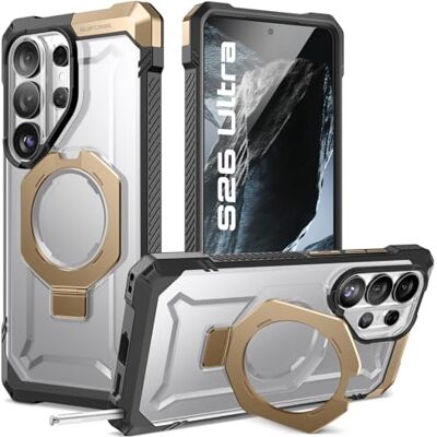 SUPCASE Capa magnética para Samsung Galaxy S26 Ultra Case com suporte Case resistente, compatível com MagSafe, proteção de grau militar, suporte Kickstand, Unicorn Beetle Grip SUPCASE Capa magnética para Samsung Galaxy S26 Ultra Case com suporte Case resistente, compatível com MagSafe, proteção de grau militar, suporte Kickstand, Unicorn Beetle Grip