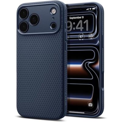 Spigen Capa Liquid Air compatível com iPhone 17 Pro MAX azul-marinho Spigen Capa Liquid Air compatível com iPhone 17 Pro MAX azul-marinho
