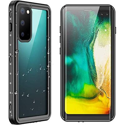 AICase Capa impermeável para Samsung Galaxy S20 de 6,2 polegadas, IP68, impermeável, 360°, proteção contra impactos, desportos, capa de proteção, resistente à água AICase Capa impermeável para Samsung Galaxy S20 de 6,2 polegadas, IP68, impermeável, 360°, proteção contra impactos, desportos, capa de proteção, resistente à água