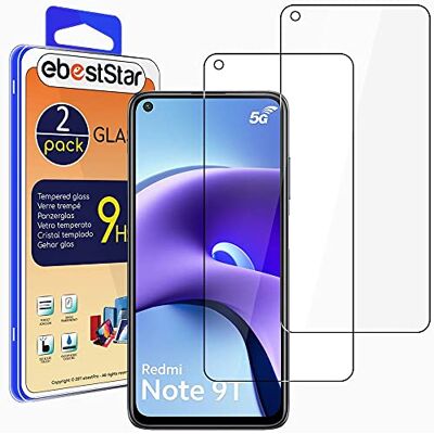 ebestStar Vidro temperado x2 para Xiaomi Redmi Note 9T 5G, protetor de ecrã filme vidro, anti-impactos ebestStar Vidro temperado x2 para Xiaomi Redmi Note 9T 5G, protetor de ecrã filme vidro, anti-impactos