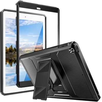 MoKo Capa para novo iPad 9,7 polegadas 2017 Shockproof híbrido resistente SmartCover Case para choque com protetor de ecrã integrado preto Anti-Rasguños Híbrido Resistente con Protector de Pantalla Incorporado & Soporte para iPad 9.7 Pulgada MoKo Capa para novo iPad 9,7 polegadas 2017 Shockproof híbrido resistente SmartCover Case para choque com protetor de ecrã integrado preto Anti-Rasguños Híbrido Resistente con Protector de Pantalla Incorporado & Soporte para iPad 9.7 Pulgada