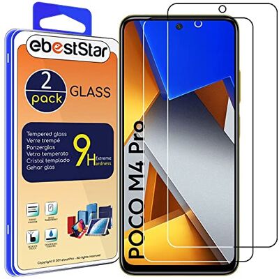 ebestStar Vidro temperado x2 para Xiaomi Poco M4 Pro 4G, protetor de ecrã filme vidro, anti-impactos ebestStar Vidro temperado x2 para Xiaomi Poco M4 Pro 4G, protetor de ecrã filme vidro, anti-impactos