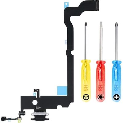MMOBIEL Conector de carregamento compatível com iPhone XS MAX 6,5 polegadas 2018 Porta de carregamento Dock Connector Cable Flex Audio Jack/microfone / antena substituição Incl chaves de MMOBIEL Conector de carregamento compatível com iPhone XS MAX 6,5 polegadas 2018 Porta de carregamento Dock Connector Cable Flex Audio Jack/microfone / antena substituição Incl chaves de
