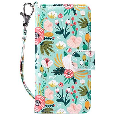 ULAK Capa para iPhone SE 2020, iPhone 7/8 capa carteira com tampa Flip Case mulher carteira PU couro com suporte/ranhura de cartão capa livro cover para iPhone 7/8/SE 2020 flor colorida ULAK Capa para iPhone SE 2020, iPhone 7/8 capa carteira com tampa Flip Case mulher carteira PU couro com suporte/ranhura de cartão capa livro cover para iPhone 7/8/SE 2020 flor colorida