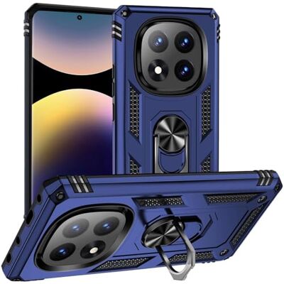 Verco Para Xiaomi Redmi Note 14 Pro 5G, capa para exterior tipo defender, proteção integral contra choques com anel de suporte, compatível com Xiaomi Redmi Note 14 Pro 5G (6,67 polegadas), azul Verco Para Xiaomi Redmi Note 14 Pro 5G, capa para exterior tipo defender, proteção integral contra choques com anel de suporte, compatível com Xiaomi Redmi Note 14 Pro 5G (6,67 polegadas), azul