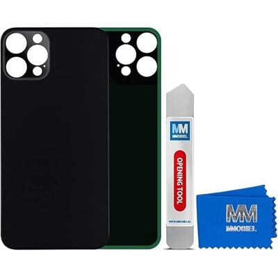 MMOBIEL Capa traseira para bateria Back Cover Door compatível com iPhone 12 Pro MAX Nero 6,7 polegadas preto incluindo a ferramenta de abertura MMOBIEL Capa traseira para bateria Back Cover Door compatível com iPhone 12 Pro MAX Nero 6,7 polegadas preto incluindo a ferramenta de abertura