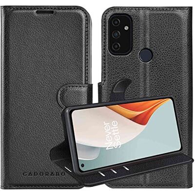 Cadorabo Estojo compatível com OnePlus Nord N100 em preto fantasma capa protetora com fecho magnético, função Stand e ranhura para cartões Cadorabo Estojo compatível com OnePlus Nord N100 em preto fantasma capa protetora com fecho magnético, função Stand e ranhura para cartões