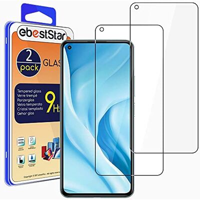 ebestStar Vidro temperado x2 para Xiaomi Mi 11 Lite, Mi 11 Lite 5G, NE, protetor de ecrã filme vidro, anti-impactos ebestStar Vidro temperado x2 para Xiaomi Mi 11 Lite, Mi 11 Lite 5G, NE, protetor de ecrã filme vidro, anti-impactos