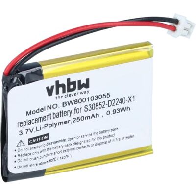 vhbw Bateria compatível com Siemens Gigaset L410, L470 telefone fixo ou sem fios (250 mAh, 3,7 V, Li-Ion) L410 teléfono fijo o inalámbrico (250 mAh, 3,7 V, Li-Ion) vhbw Bateria compatível com Siemens Gigaset L410, L470 telefone fixo ou sem fios (250 mAh, 3,7 V, Li-Ion) L410 teléfono fijo o inalámbrico (250 mAh, 3,7 V, Li-Ion)