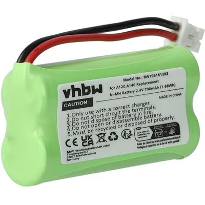 VHBW - 700mAh 2.4V NiMH - Siemens Gigaset A260/A265/A345 - Battery VHBW - 700mAh 2.4V NiMH - Siemens Gigaset A260/A265/A345 - Battery