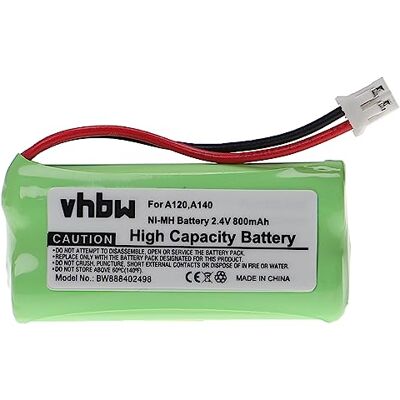 vhbw Bateria compatível com Siemens Gigaset AL110, AL110a, A260 Trio, A265, A345 telefone fixo ou sem fios (800 mAh, 2,4 V, NiMH) AL110a, A260 TRIO, A265, A345 teléfono fijo o inalámbrico (800 mAh, 2,4 V, NiMH) vhbw Bateria compatível com Siemens Gigaset AL110, AL110a, A260 Trio, A265, A345 telefone fixo ou sem fios (800 mAh, 2,4 V, NiMH) AL110a, A260 TRIO, A265, A345 teléfono fijo o inalámbrico (800 mAh, 2,4 V, NiMH)