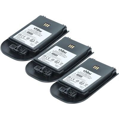 vhbw 3X bateria compatível com Avaya 3720, 3740, 3725 telefone fixo ou sem fios (930 mAh, 3,7 V, Li-Ion) preto 3740, 3725 teléfono fijo o inalámbrico (930 mAh, 3,7 V, Li-Ion) negro vhbw 3X bateria compatível com Avaya 3720, 3740, 3725 telefone fixo ou sem fios (930 mAh, 3,7 V, Li-Ion) preto 3740, 3725 teléfono fijo o inalámbrico (930 mAh, 3,7 V, Li-Ion) negro