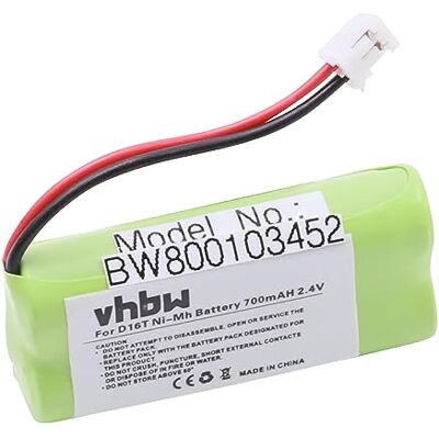 vhbw 1 x bateria compatível com Sagem D16T, D16T Duo, D21T, D21V, D16T Duo 2, D18T telefone fixo ou sem fios (700 mAh, 2,4 V, NiMH) substitui 2SN-AAA55H-S-JP1 D16T Duo, D21T, D21V, D16T Duo 2, D18T teléfono fijo o inalámbrico (700 mAh, 2,4 V, NiMH) Reem vhbw 1 x bateria compatível com Sagem D16T, D16T Duo, D21T, D21V, D16T Duo 2, D18T telefone fixo ou sem fios (700 mAh, 2,4 V, NiMH) substitui 2SN-AAA55H-S-JP1 D16T Duo, D21T, D21V, D16T Duo 2, D18T teléfono fijo o inalámbrico (700 mAh, 2,4 V, NiMH) Reem