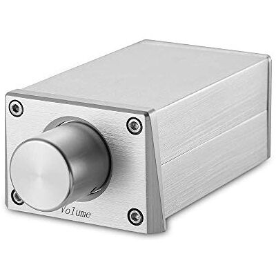 Nobsound Controlador de volume de alta precisão VOL Control Hi-Fi Preamplifier ALPS (RCA e HiFi), prateado Nobsound Controlador de volume de alta precisão VOL Control Hi-Fi Preamplifier ALPS (RCA e HiFi), prateado