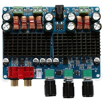WINGONEER TPA3116 2 x 50 W 100 W 2.1 Dual Channel Power Amplifier amplificador de canais digitais potência do subwoofer junta DC 12 V 26 V WINGONEER TPA3116 2 x 50 W 100 W 2.1 Dual Channel Power Amplifier amplificador de canais digitais potência do subwoofer junta DC 12 V 26 V