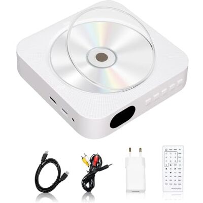 Adirigo Leitor de DVD e CD com cabos AV e HDMI DVD reprodutor para TV Adirigo Leitor de DVD e CD com cabos AV e HDMI DVD reprodutor para TV