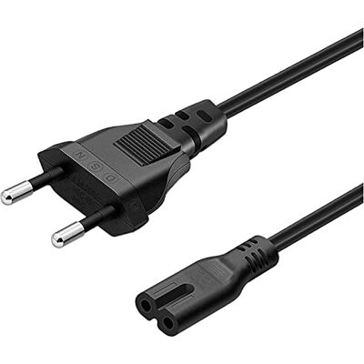 CABLEPELADO Cabo de Alimentação Tipo C Euro Cabo C7 Cabo Euro 8 Compatível com Samsung Toshiba LG Philips Sharp Sony, Monitor, DVD Impressora Rádio BLU-Ray PlayStation Xbox 0,50 Metros Preto CABLEPELADO Cabo de Alimentação Tipo C Euro Cabo C7 Cabo Euro 8 Compatível com Samsung Toshiba LG Philips Sharp Sony, Monitor, DVD Impressora Rádio BLU-Ray PlayStation Xbox 0,50 Metros Preto