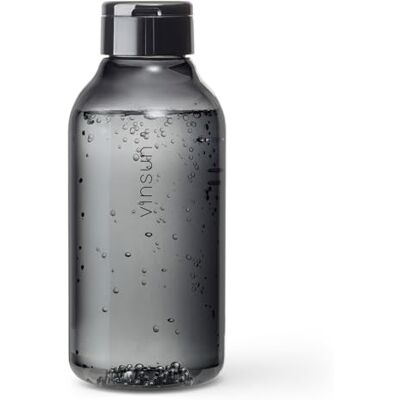 VINSUN Garrafa de água Tritan 750 ml, antracite, anti-fugas, reutilizável Sem BPA, adequado para bebidas a gás, garrafa de água leve para ginásio, escritório, universidade e bicicleta VINSUN Garrafa de água Tritan 750 ml, antracite, anti-fugas, reutilizável Sem BPA, adequado para bebidas a gás, garrafa de água leve para ginásio, escritório, universidade e bicicleta