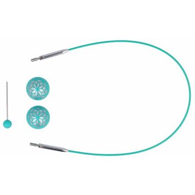 wolldealer 24 KnitPro KnitPro Swivel 360° Cable Intercambiable para Aguja de 40cm 3 Piezas wolldealer 24 KnitPro KnitPro Swivel 360° Cable Intercambiable para Aguja de 40cm 3 Piezas