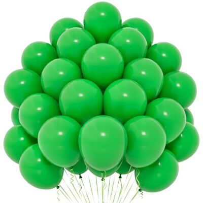Yoyoin Globos Verdes, 50 Piezas 12 Pulgadas Látex Mate Para Fiesta Cumpleaños Graduación Baby Shower Boda Decoración San Valentín Yoyoin Globos Verdes, 50 Piezas 12 Pulgadas Látex Mate Para Fiesta Cumpleaños Graduación Baby Shower Boda Decoración San Valentín