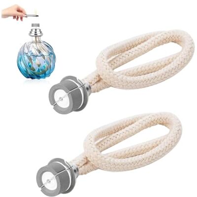 HUTHUHNHN 2 piezas mecha de lámpara aromática para lámpara Berger, accesorios quemador de repuesto para lámparas, mecha de repuesto para lámpara de aceite aromática, control de aire, mecha de quemador HUTHUHNHN 2 piezas mecha de lámpara aromática para lámpara Berger, accesorios quemador de repuesto para lámparas, mecha de repuesto para lámpara de aceite aromática, control de aire, mecha de quemador