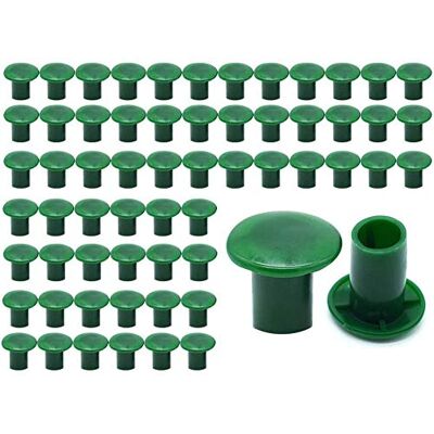 KAHEIGN 60 Piezas Gorras De Seguridad De Caña, 3cm Caucho Toppers De Seguridad De Caña Tapas De Protección De Varilla De Bastón De Frijol Para Jardín Al Aire Libre (Verde) KAHEIGN 60 Piezas Gorras De Seguridad De Caña, 3cm Caucho Toppers De Seguridad De Caña Tapas De Protección De Varilla De Bastón De Frijol Para Jardín Al Aire Libre (Verde)