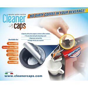 CleanerCaps Kit de limpeza completa para máquinas de cápsulas de café compatíveis Nespresso CleanerCaps Kit de limpeza completa para máquinas de cápsulas de café compatíveis Nespresso