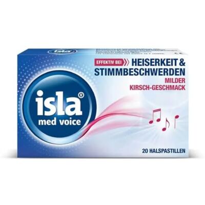 Isla med voice milde Kirsche Halspastillen, 20 peças pastilhas Isla med voice milde Kirsche Halspastillen, 20 peças pastilhas