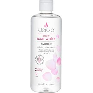 Derora Água de rosas pura de – Hidrolato em spray 100% puro e natural Cuidados com a pele para acalmar e hidratar a pele, o rosto e o cabelo, Vegan e sem crueldade animal (500 ml) Derora Água de rosas pura de – Hidrolato em spray 100% puro e natural Cuidados com a pele para acalmar e hidratar a pele, o rosto e o cabelo, Vegan e sem crueldade animal (500 ml)