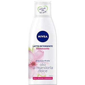 NIVEA – Leite desmaquilhante facial suave, eficácia impermeável, desmaquilhante, hidratação e calma, sem secar, óleo de amêndoas doces e hidraminas, vegano – pele seca e sensível – 200 ml NIVEA – Leite desmaquilhante facial suave, eficácia impermeável, desmaquilhante, hidratação e calma, sem secar, óleo de amêndoas doces e hidraminas, vegano – pele seca e sensível – 200 ml